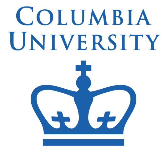 Columbia University Blue and White Logo