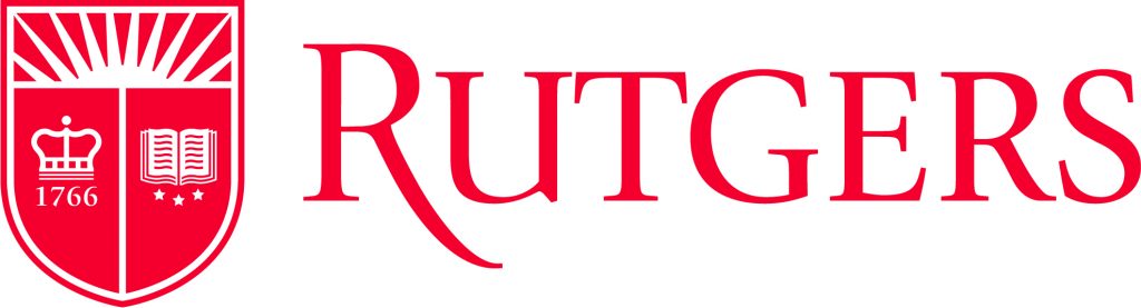 Rutgers University red and white shield logo